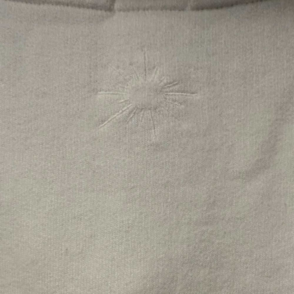 Offline by Aerie White Cropped Quarter Zip Sweatshirt with Thumbholes EUC Medium - Picture 6 of 6